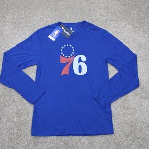 Jimmy Butler #23 Jersey Shirt NWT Men Small Blue Philadelphia 76ers L/S Pullover